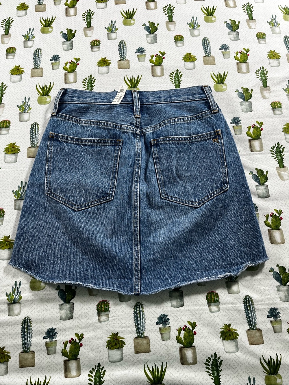 Madewell Rigid A-Line Women’s Denim Skirt Size 24 NWT - Picture 10 of 12
